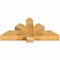 Ekena Millwork Redmond Rough Sawn Timber Gable Bracket, Western Red Cedar, 48"W x 22"H x 6"D x 6"F, 11/12 Pitch GBW048X22X0606RED00RWR - alternate 5
